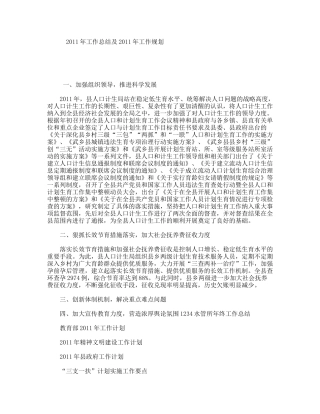 年工作总结及年工作规划