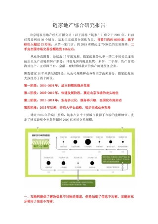 链家地产综合研究报告
