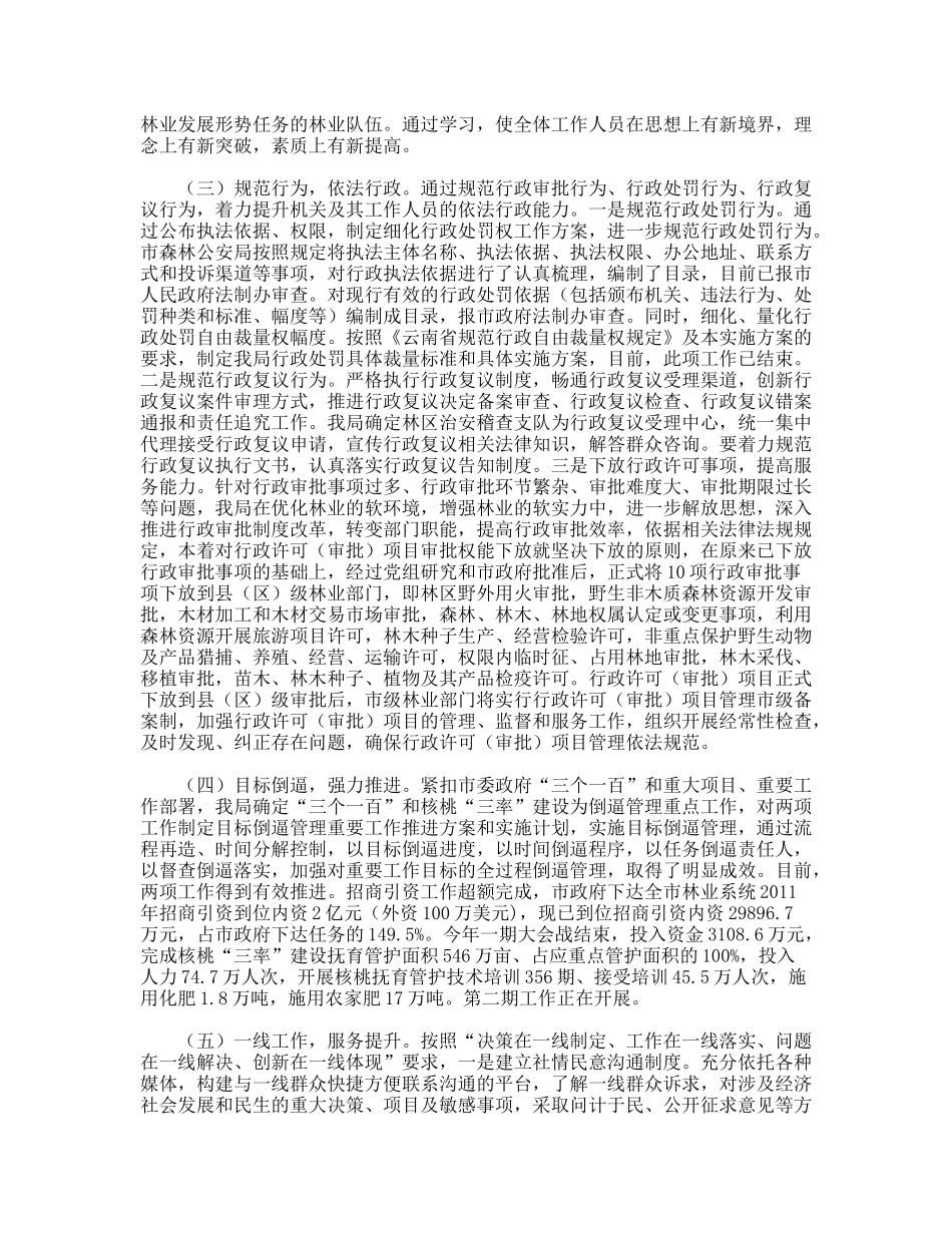 林业局办公室年度工作总结_第3页