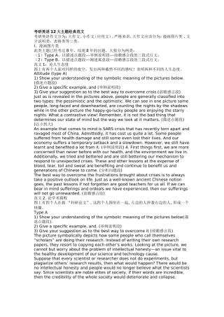 考研英语12大主题经典范文