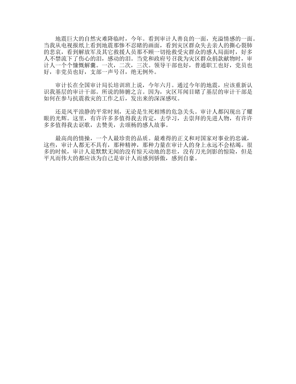 审计专业征文演讲_第2页