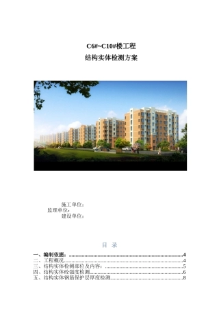 C6#~C10#楼工程结构实体检测方案