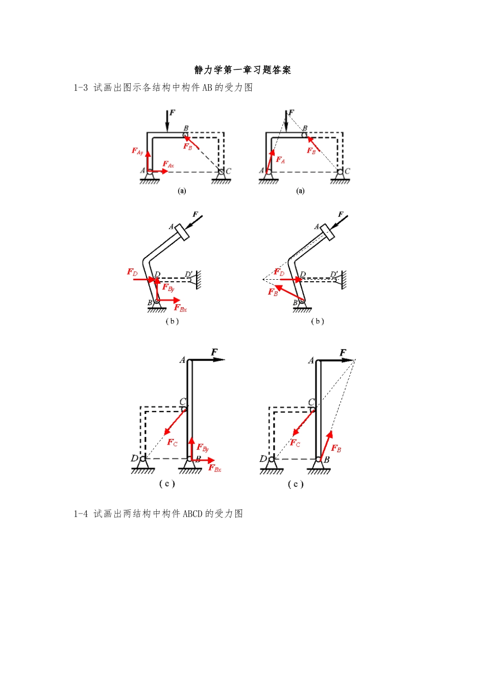 静力学第一章习题答案_第1页