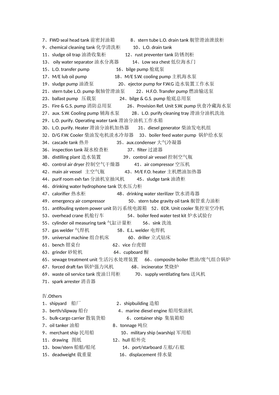 轮机英语词汇_第3页