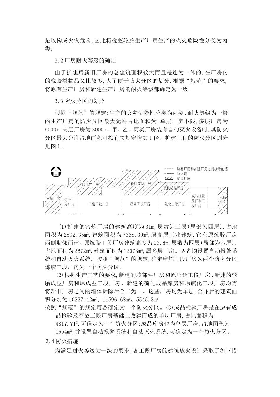 轮胎厂房扩建工程建筑防火设计_第2页