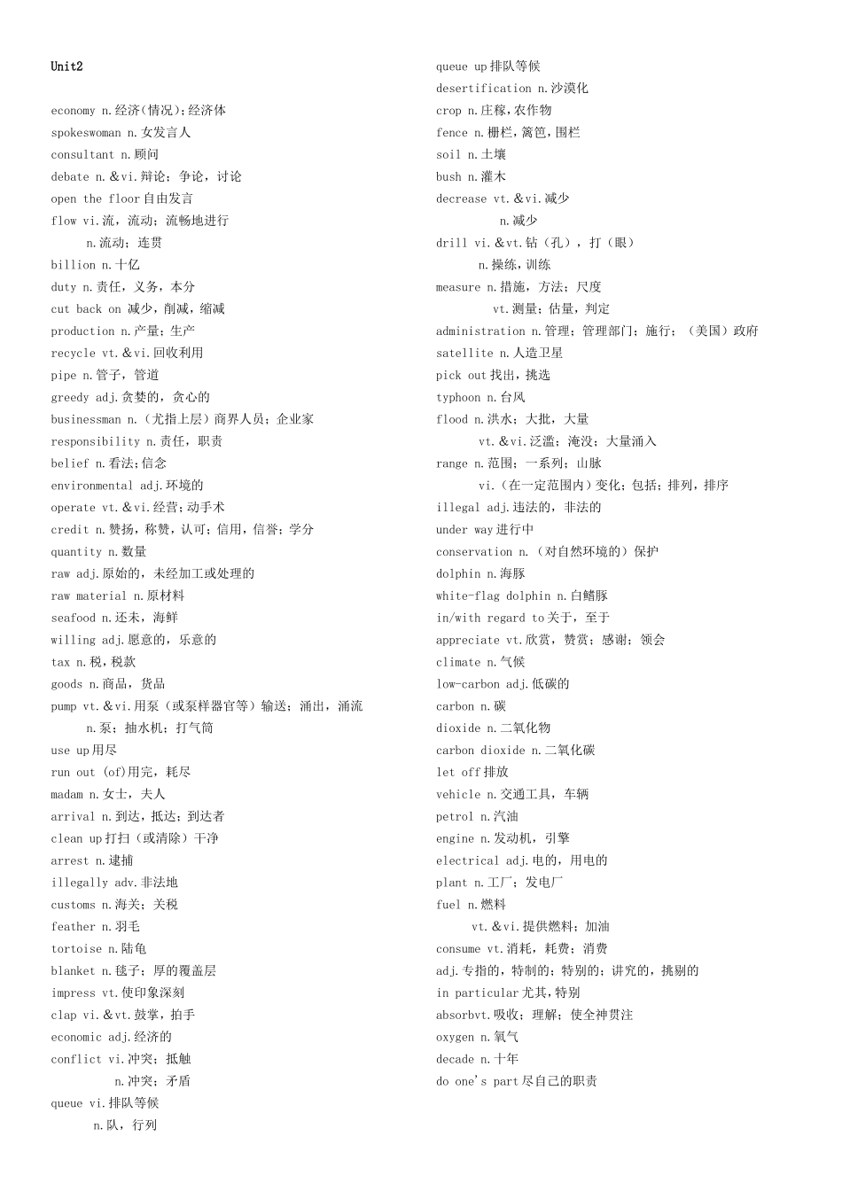 M5英语各个单元单词汇总_第2页