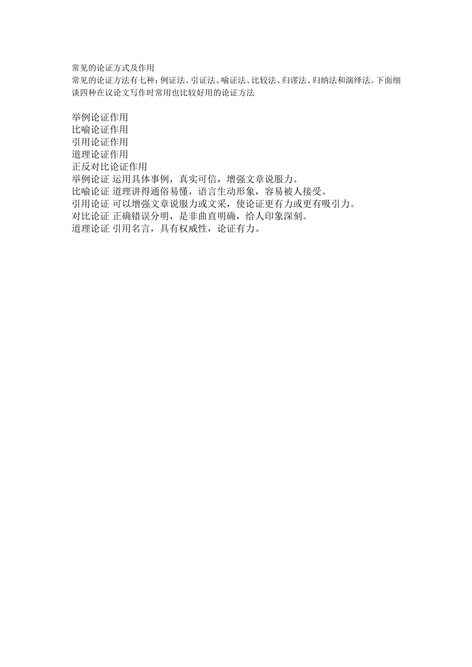 常见的论证方式及作用_第1页