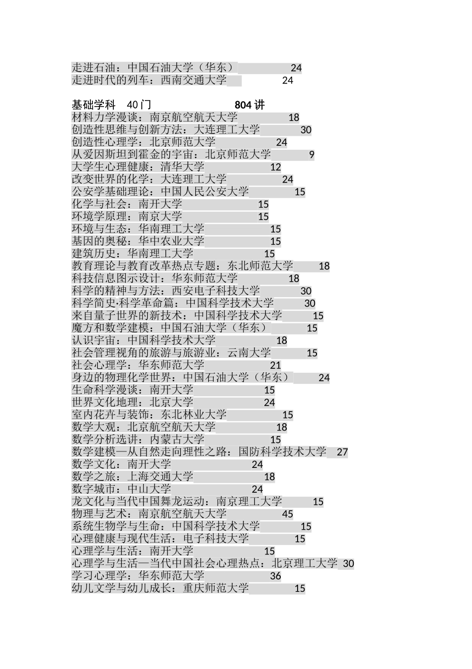 翱翔学堂在线课程目录_第2页