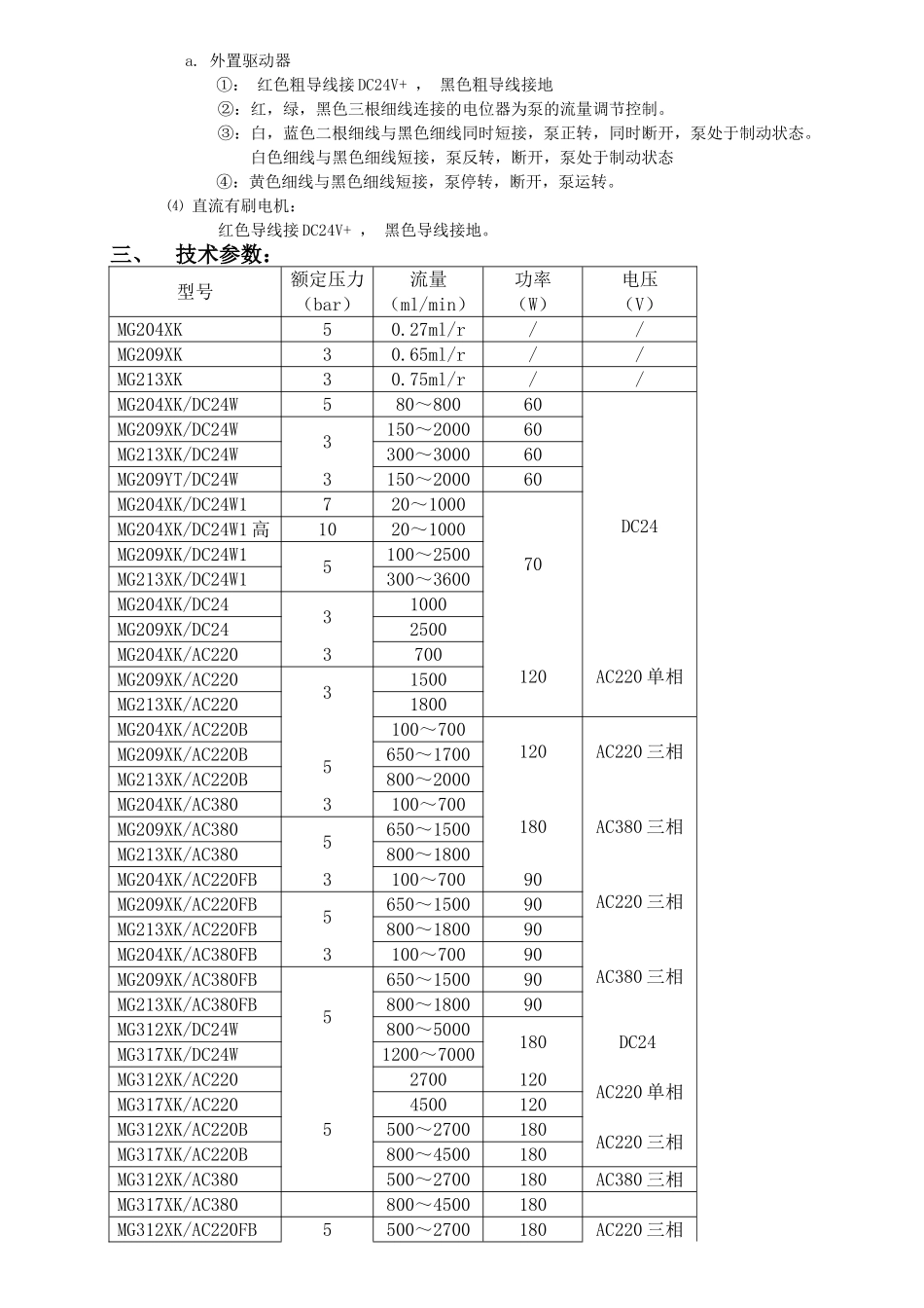 Omp磁力齿轮泵使用说明书_第2页