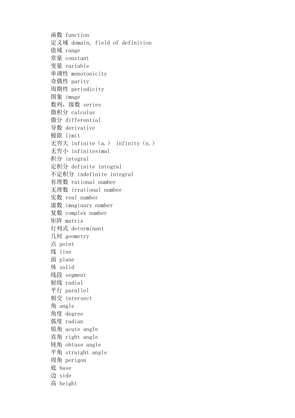 美国数学竞赛amc8的常用数学英语单词_第3页