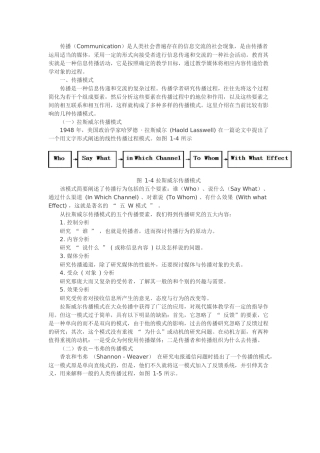 传播（Communication）学知识点