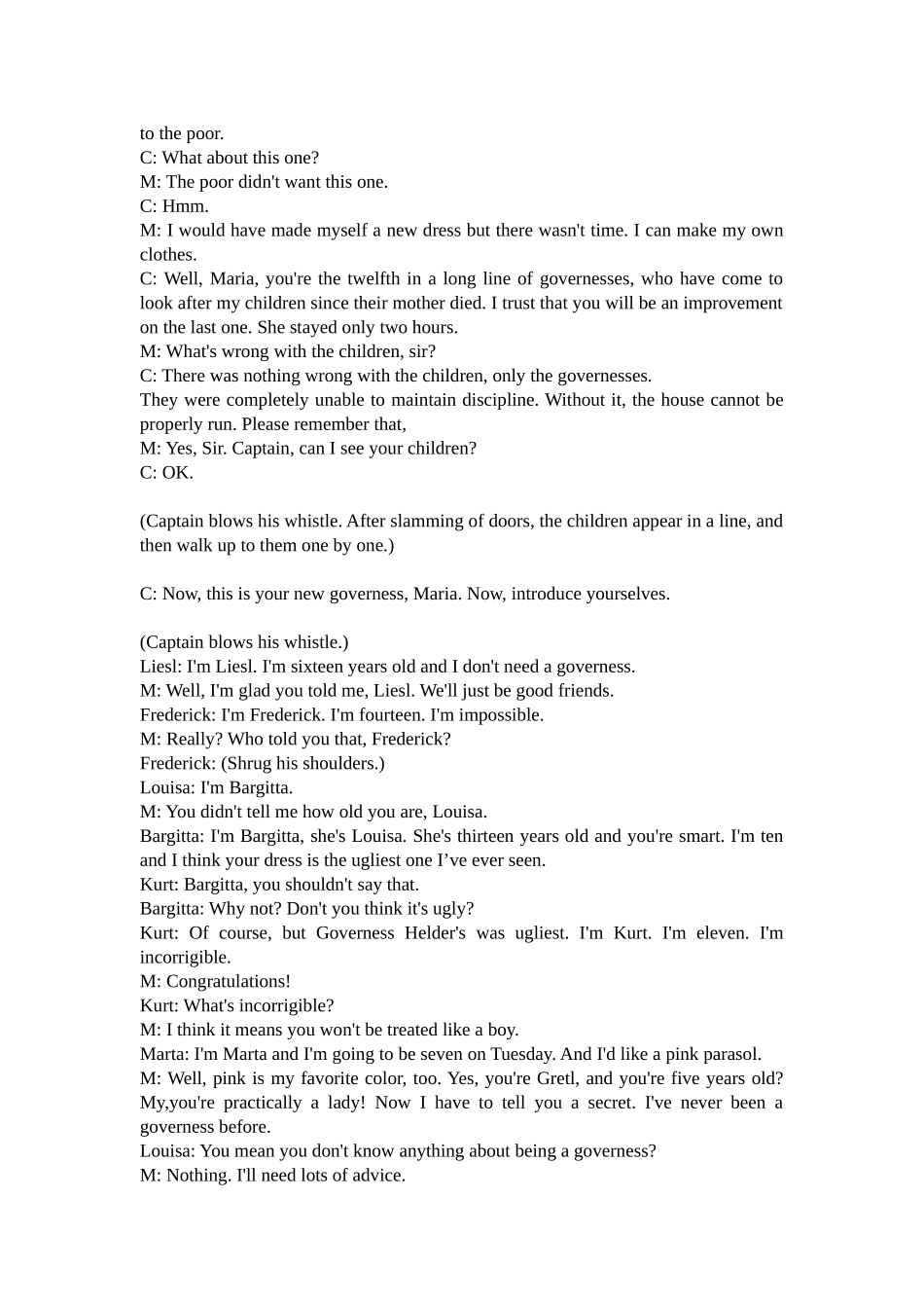 SoundofMusic《音乐之声》英语短剧剧本_第2页