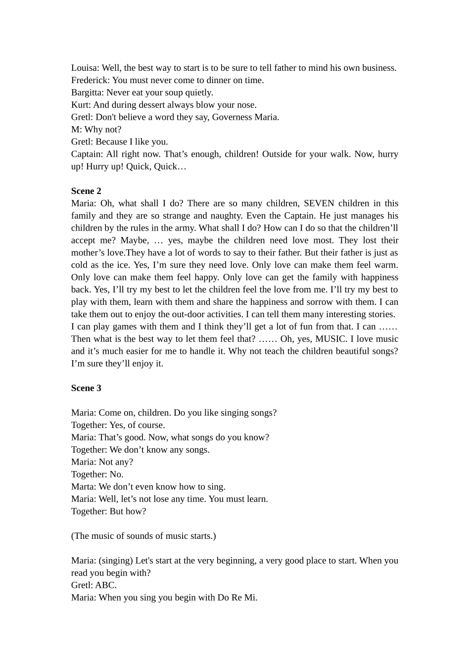 SoundofMusic《音乐之声》英语短剧剧本_第3页