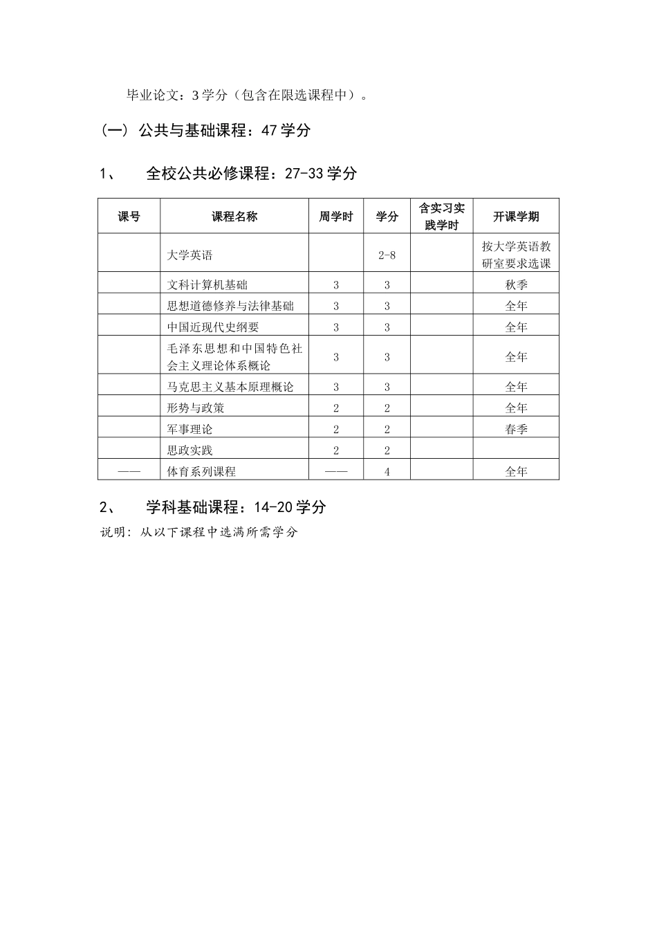 北京大学社会学系本科生教学手册_第3页