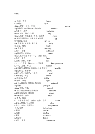 vt.出卖，背叛betray英语词汇