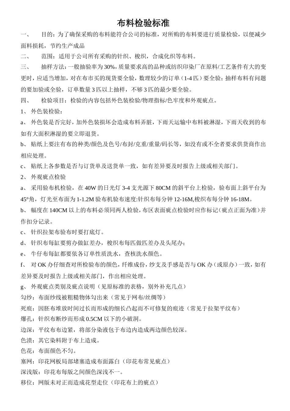 布料检验标准_第1页