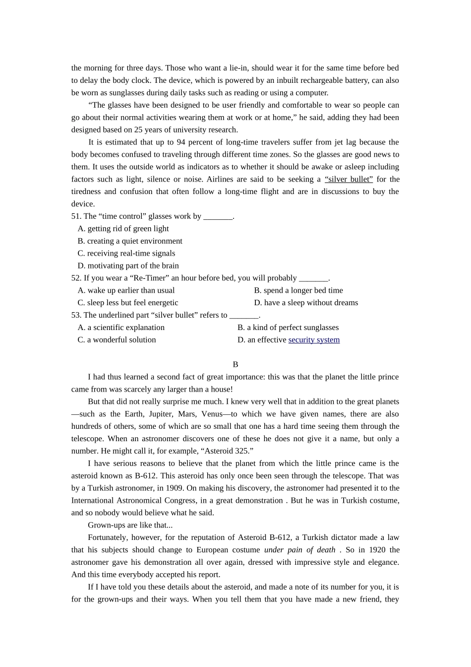 第二部分：英语知识运用高中 Nowadays, millions 21       lonely_第3页