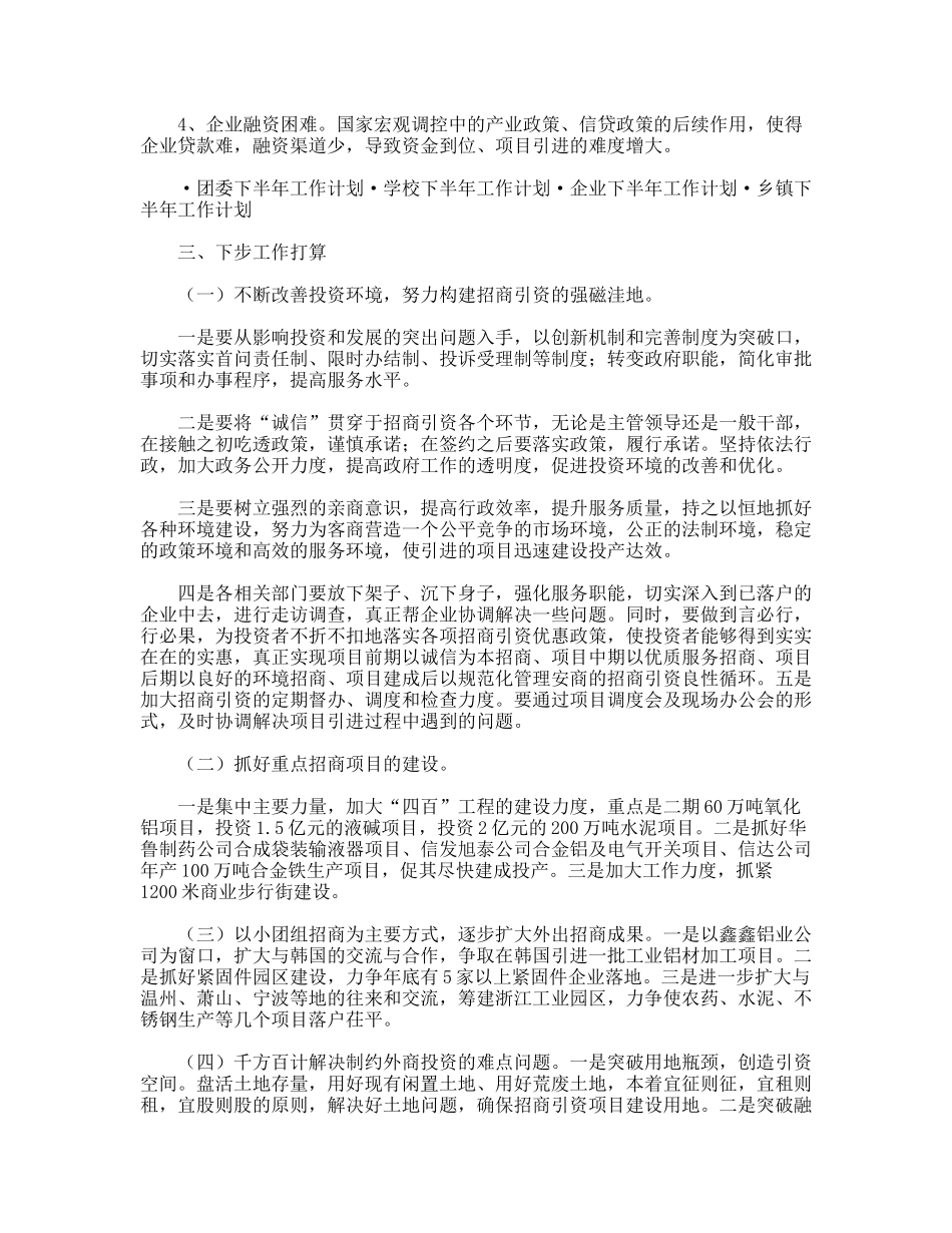 局招商引资工作总结_第3页