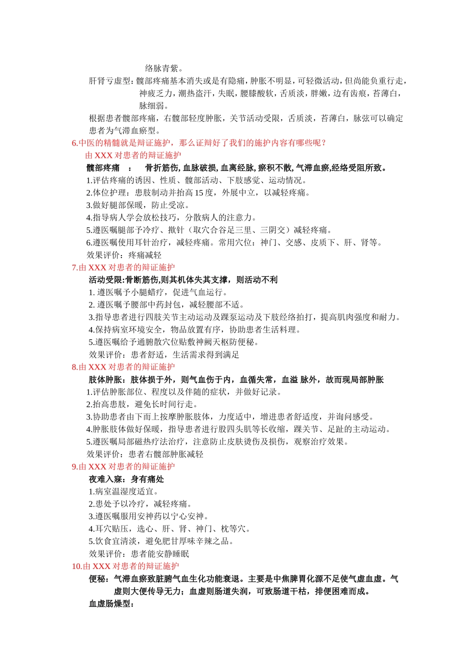 骨伤科护理查房记录护理查房_第2页