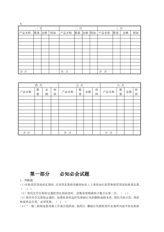 第一部分必知必会试题  在检查冒顶处的瓦斯时，应采用瓦斯检查棍