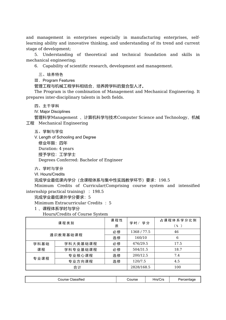 工业工程专业本科培养计划_第2页