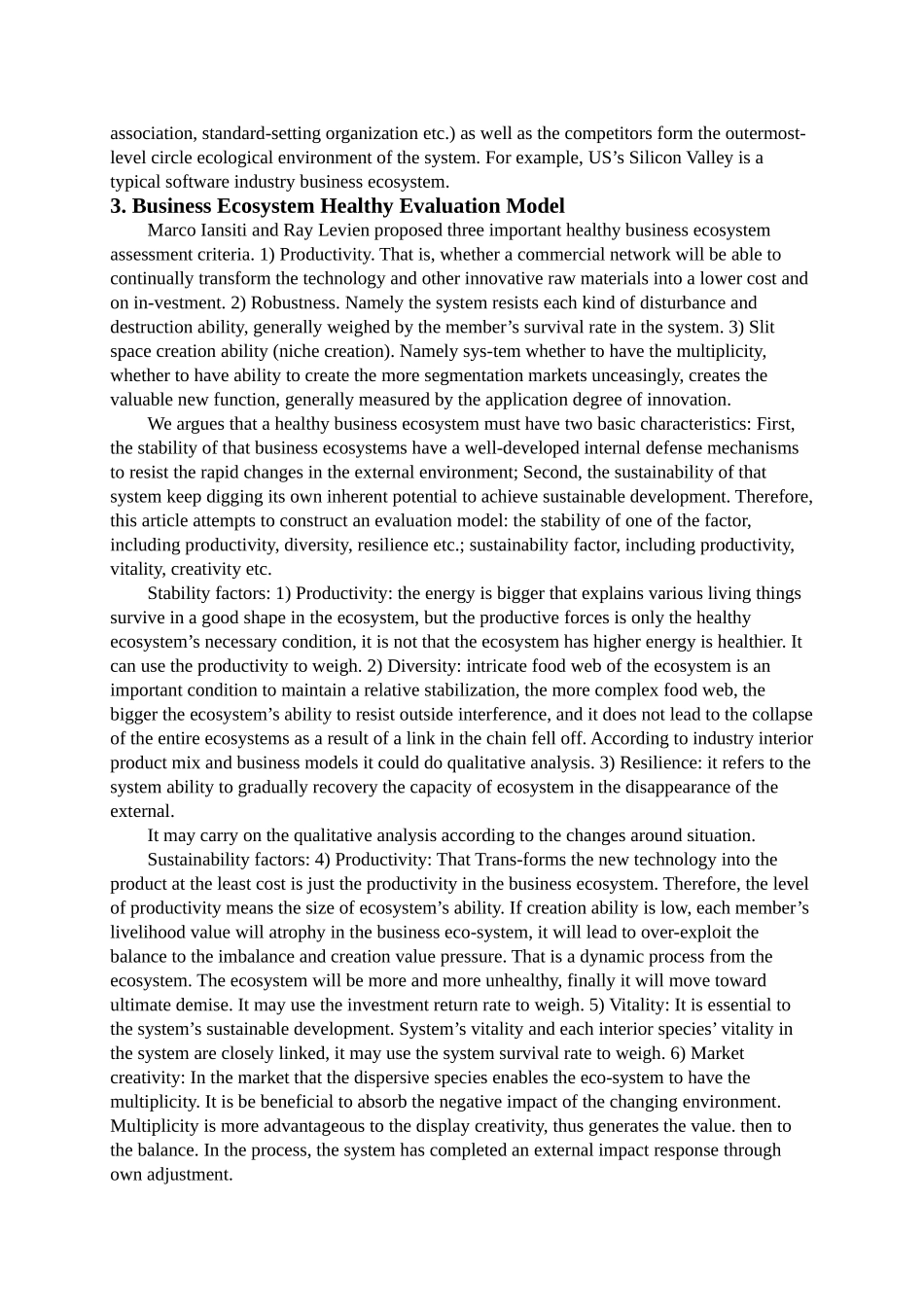 商业生态系统环境下的组织设计研究外文文献及翻译_第2页