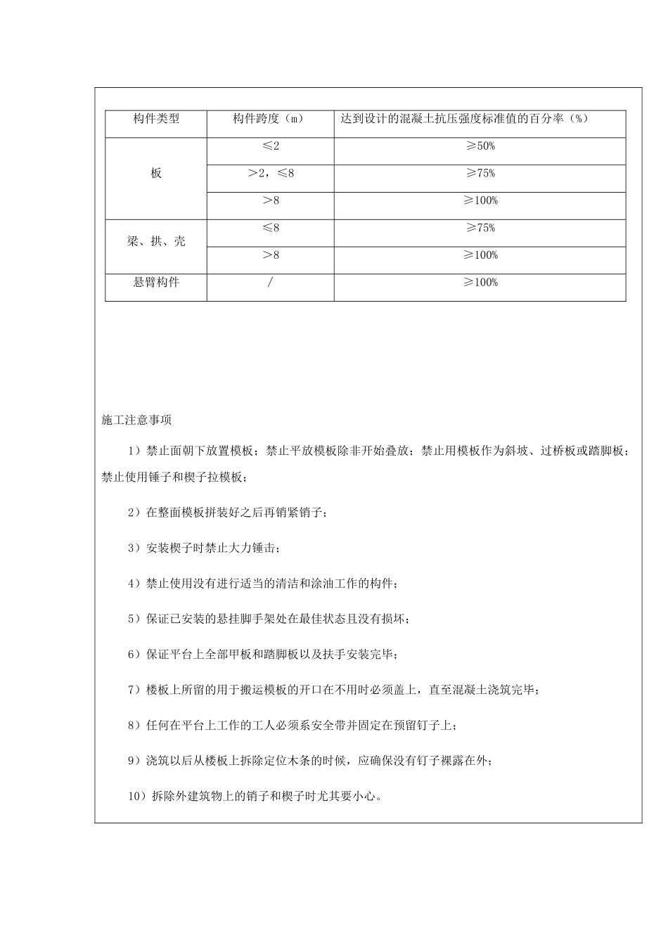 市级统建保障性住房项目质量技术交底表_第3页