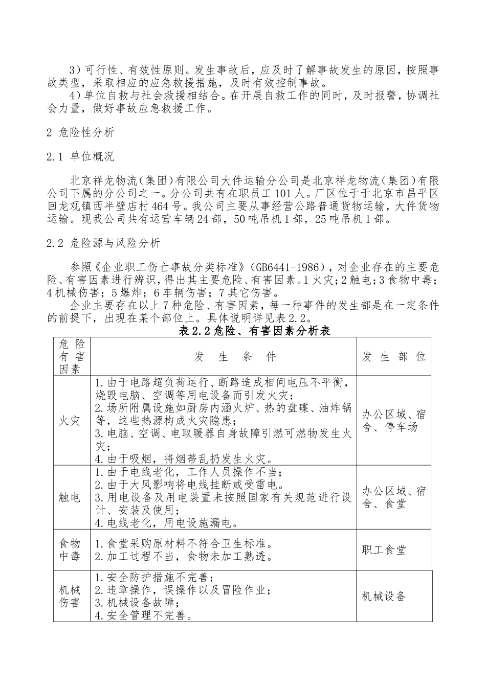 物流（集团）有限公司大件运输分公司应急预案汇编_第3页