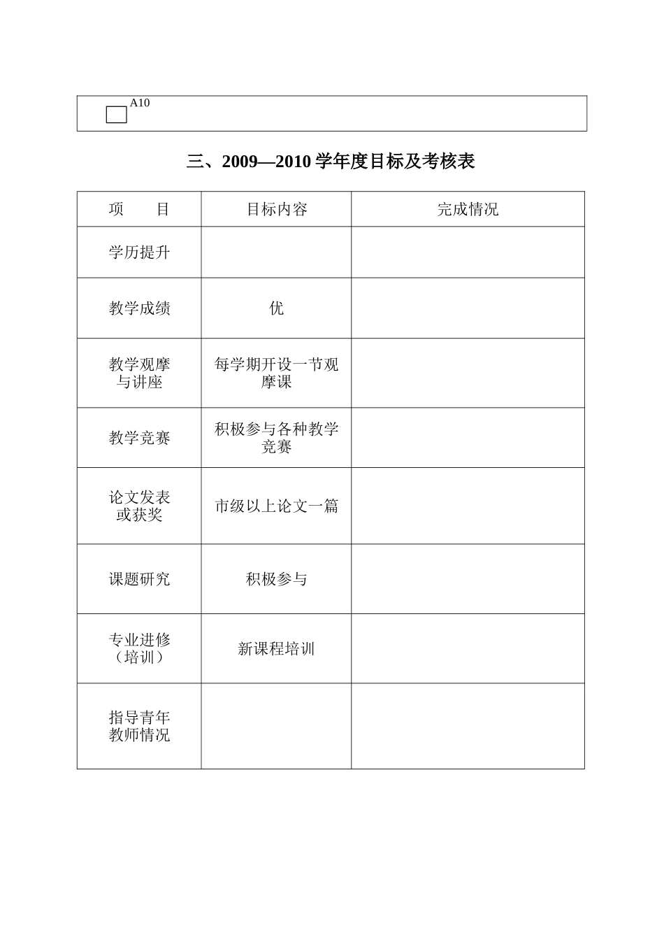 市中小学教师专业发展规划书_第3页