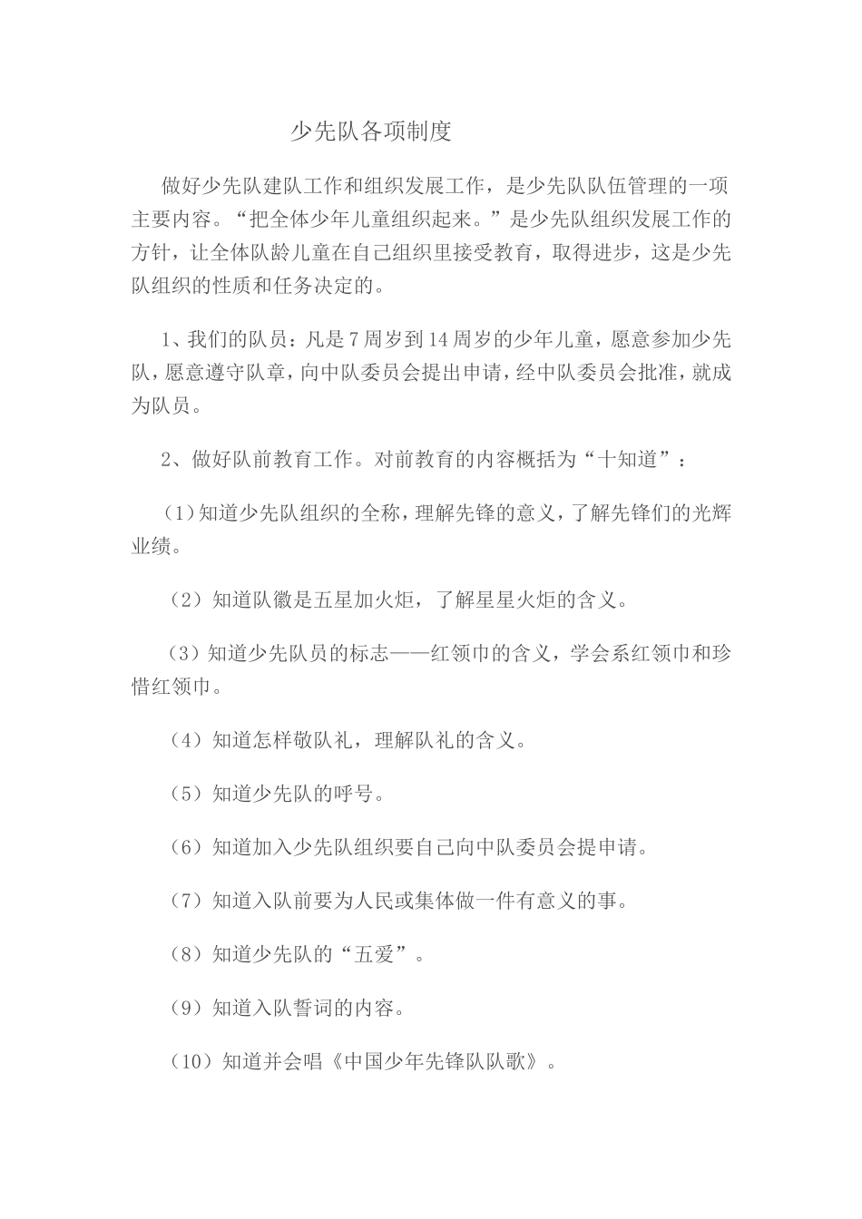 少先队各项制度_第1页