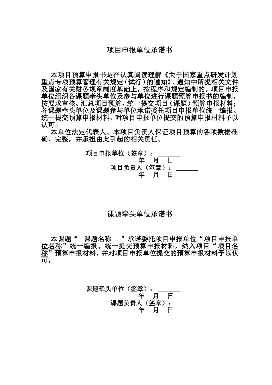国家重点研发计划项目预算申报书范文_第2页