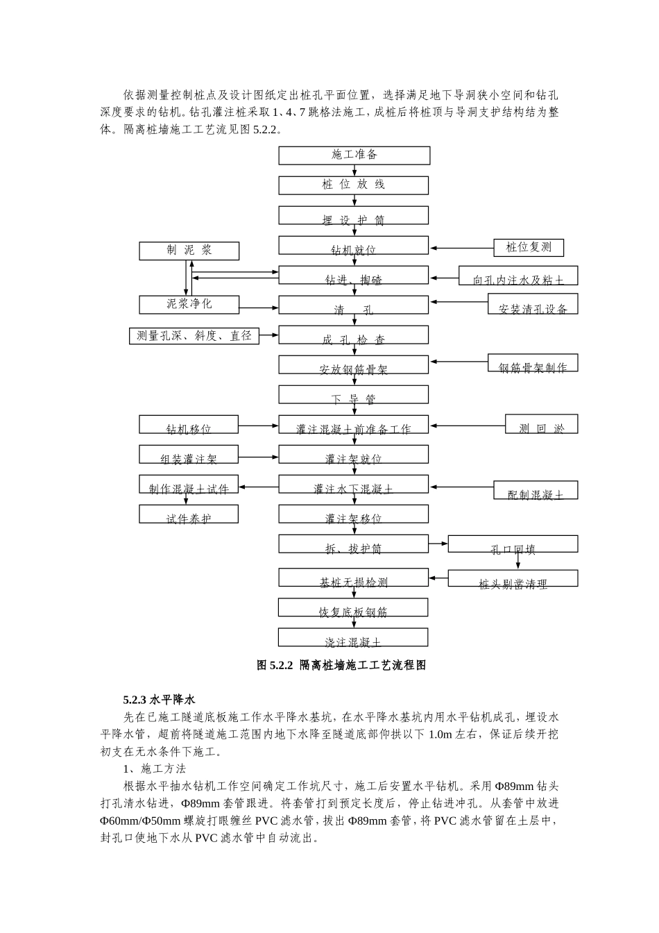 导洞施工防护隔离桩墙施工工法  文本范例_第3页