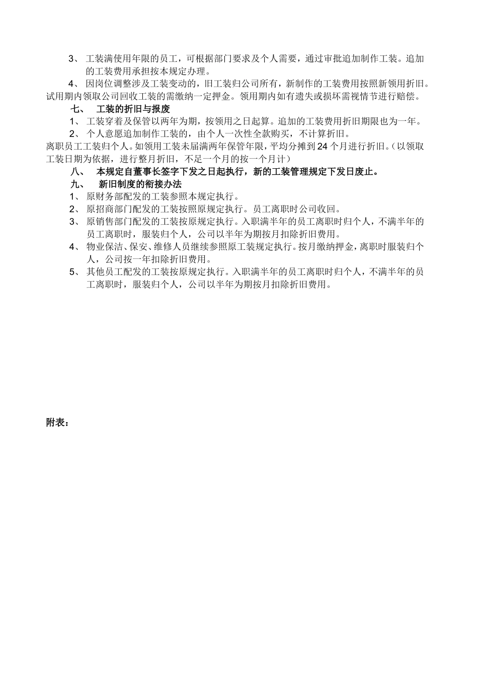 国际贸易城开发有限公司工装管理规定_第2页