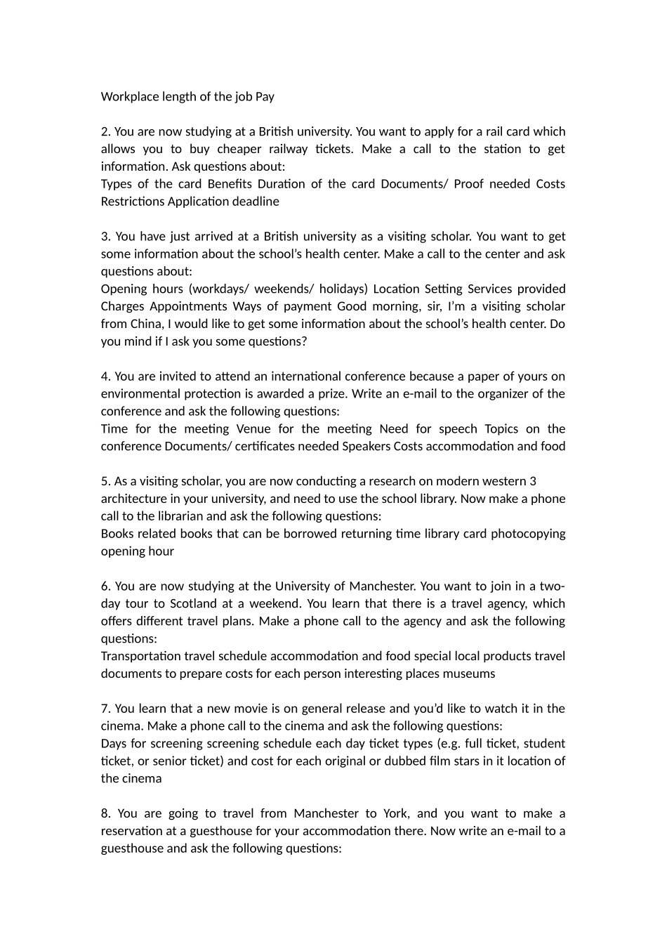 留学基金委英语统考口试题目汇编_第3页