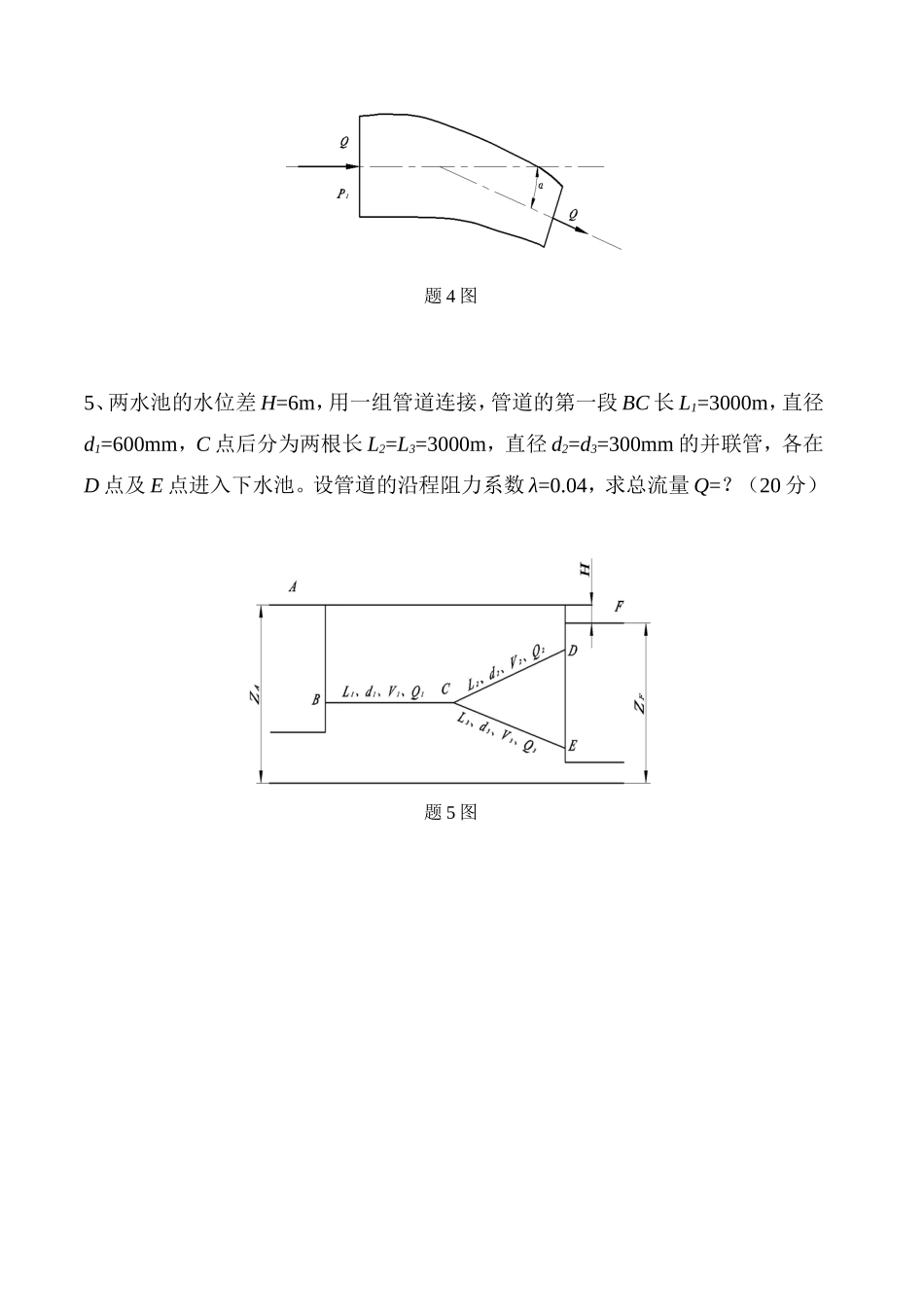 流体力学与叶栅理论课程考试试题_第3页