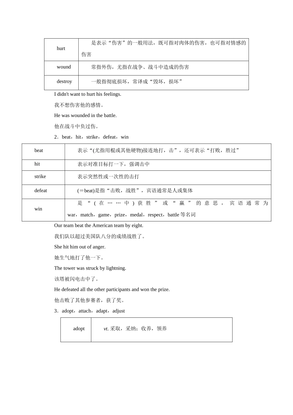 动词及其词组的灵活运用英语知识点攻略_第2页