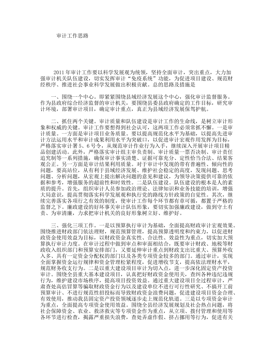 审计工作思路_第1页