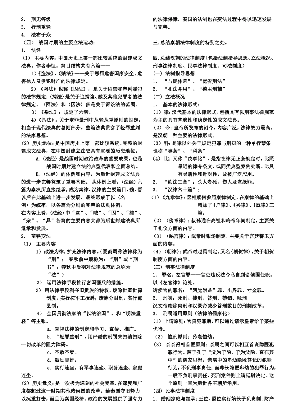 法制史课堂练习题_第2页