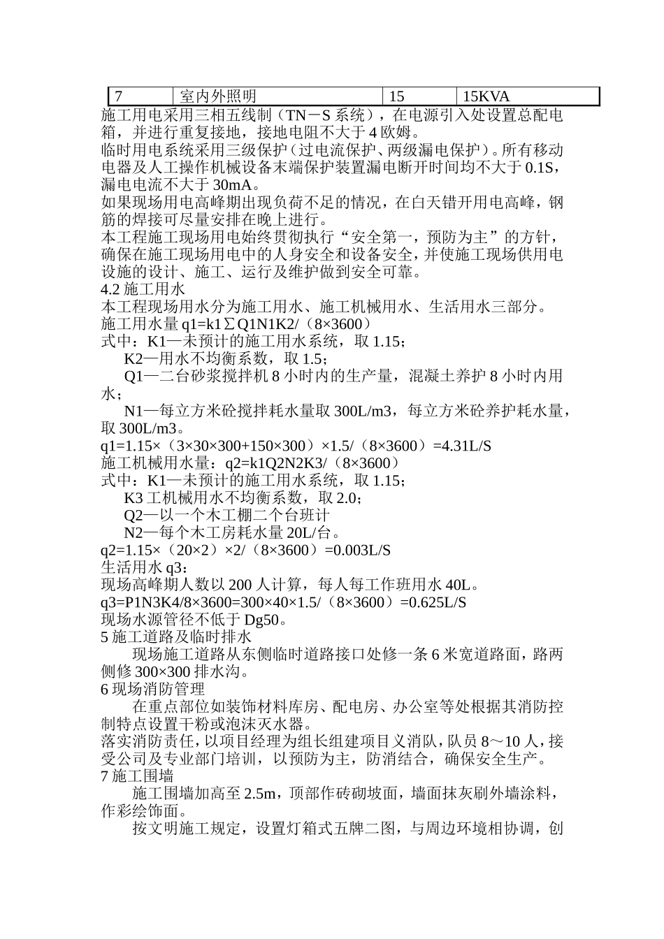 施工总平面布置图说明_第2页