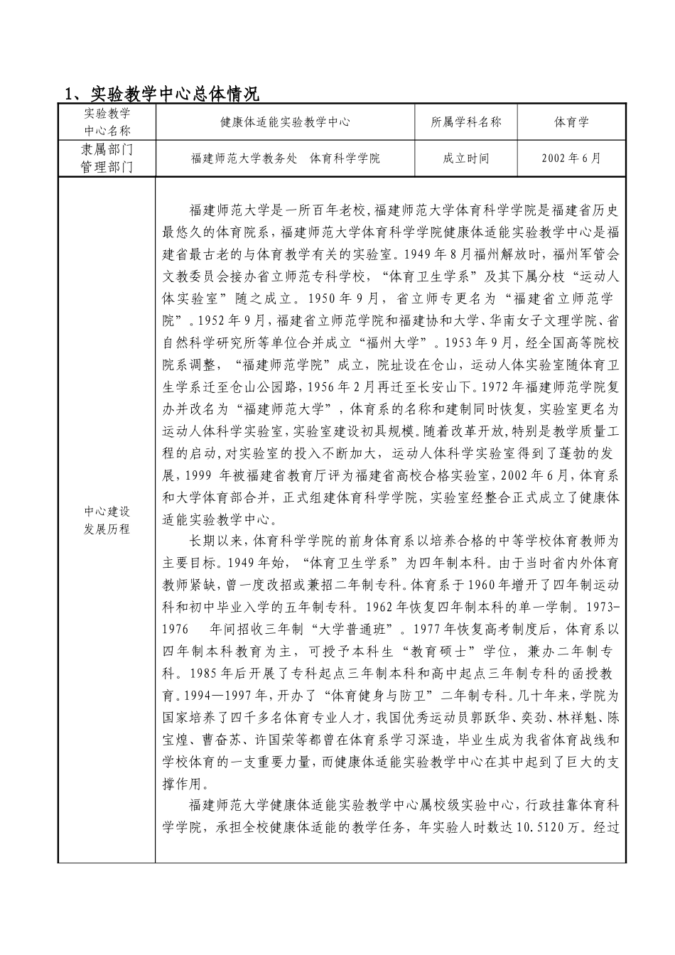福建省实验教学示范中心申请书_第2页