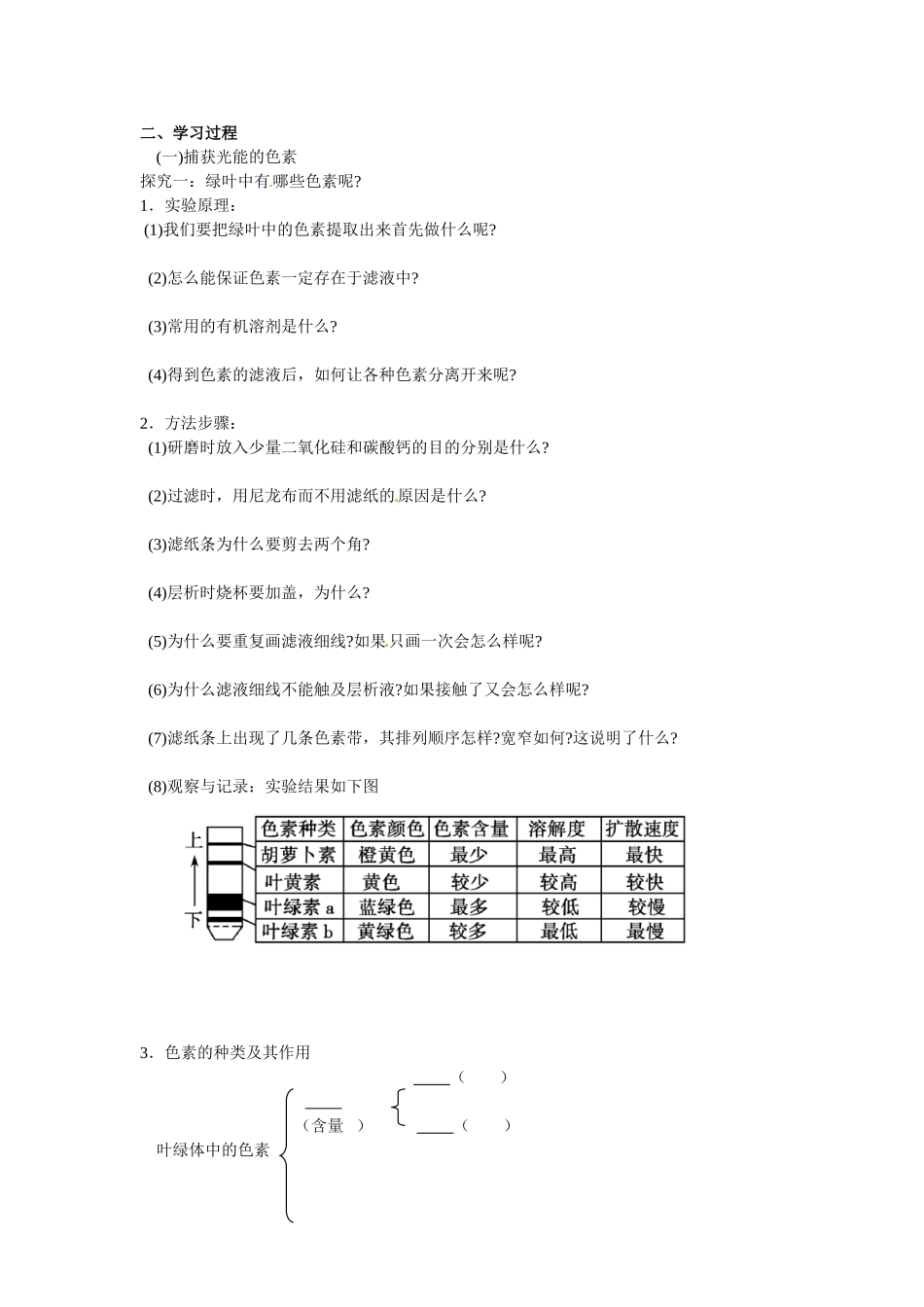 光合作用  教学设计教案_第2页