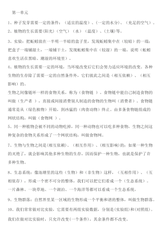 种子发芽需要一定的条件  生物测试汇总