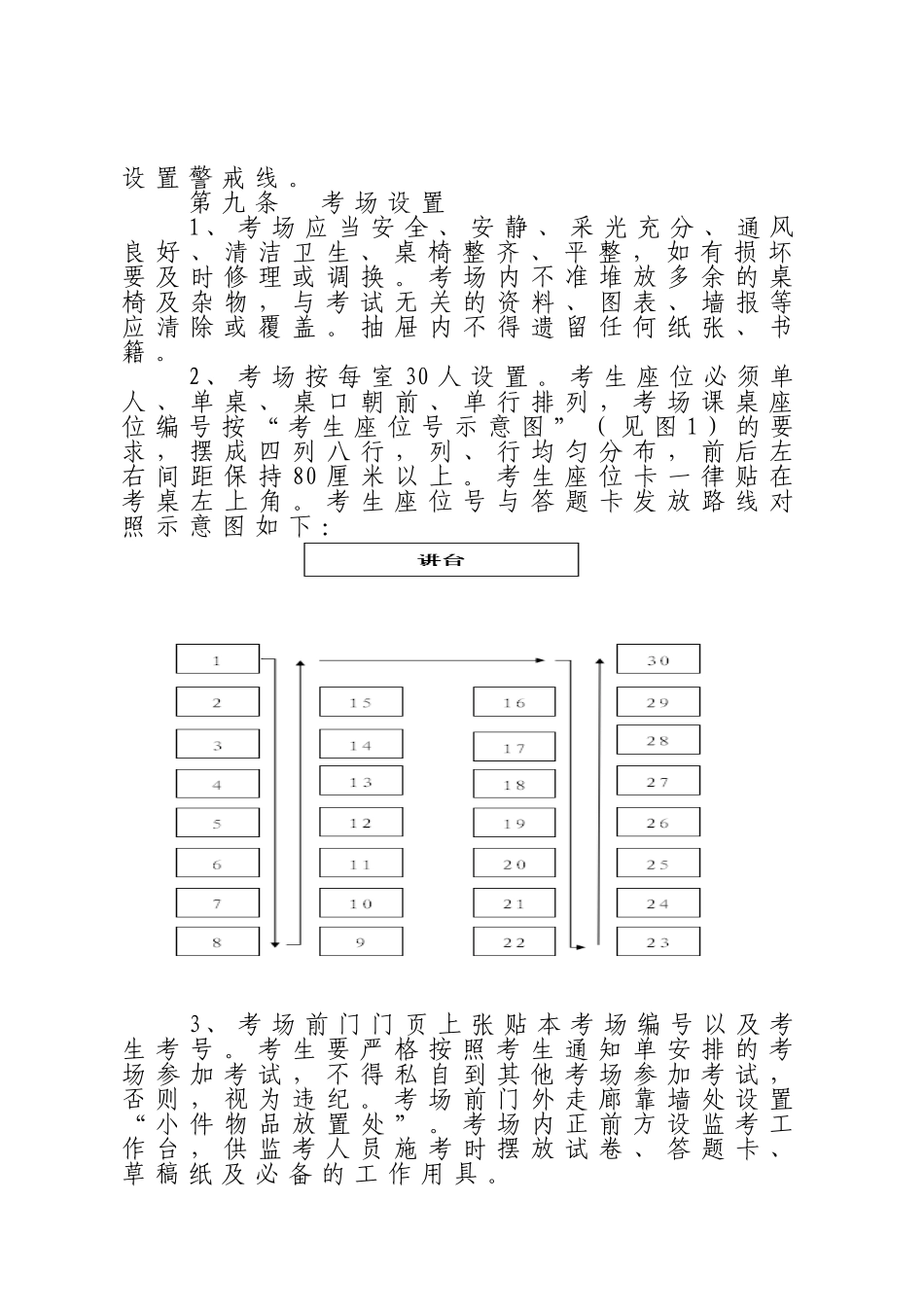 贵州省普通高中学业水平考试考务工作细则_第3页