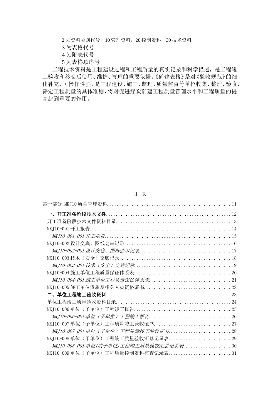 煤炭矿建工程技术资料表格_第2页