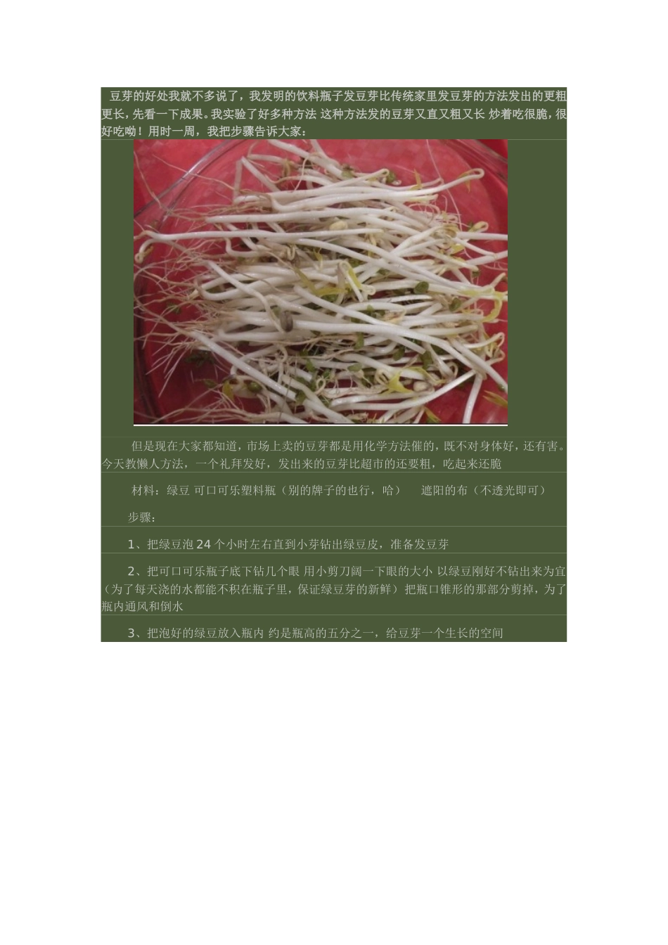 如何发豆芽的最好办法_第1页