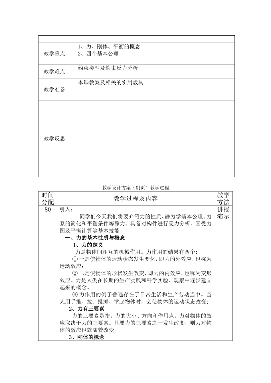 冶金与工业设计系汽车机械基础 教学设计方案呢_第2页