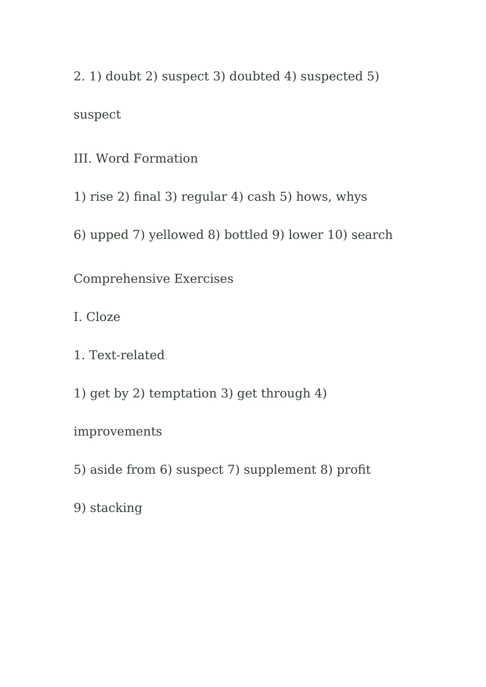 课后练习答案：《全新版大学英语》第三册（综合教程第二版）_第3页