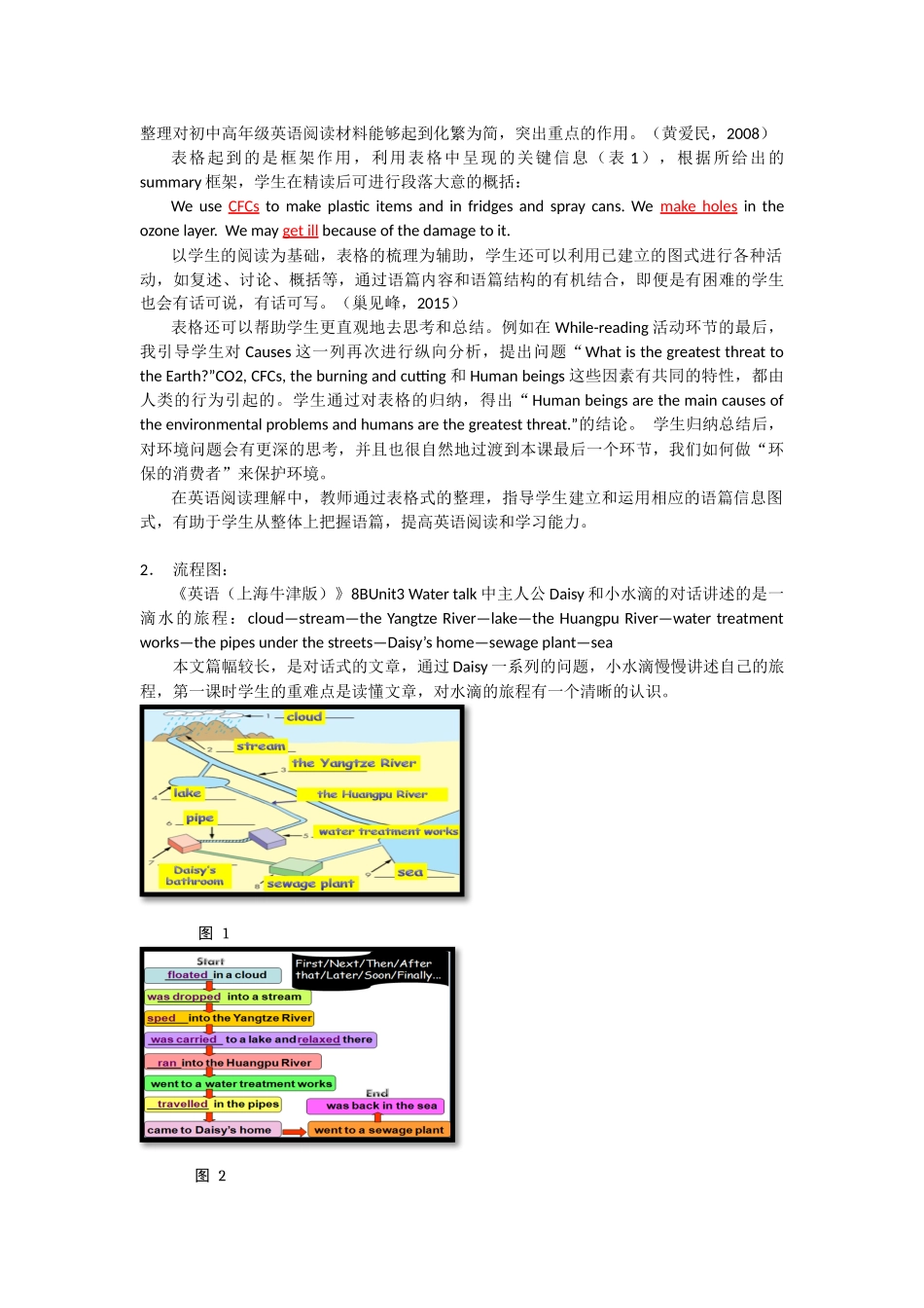 浅谈初中高年级英语阅读的图表式结构化整理_第2页