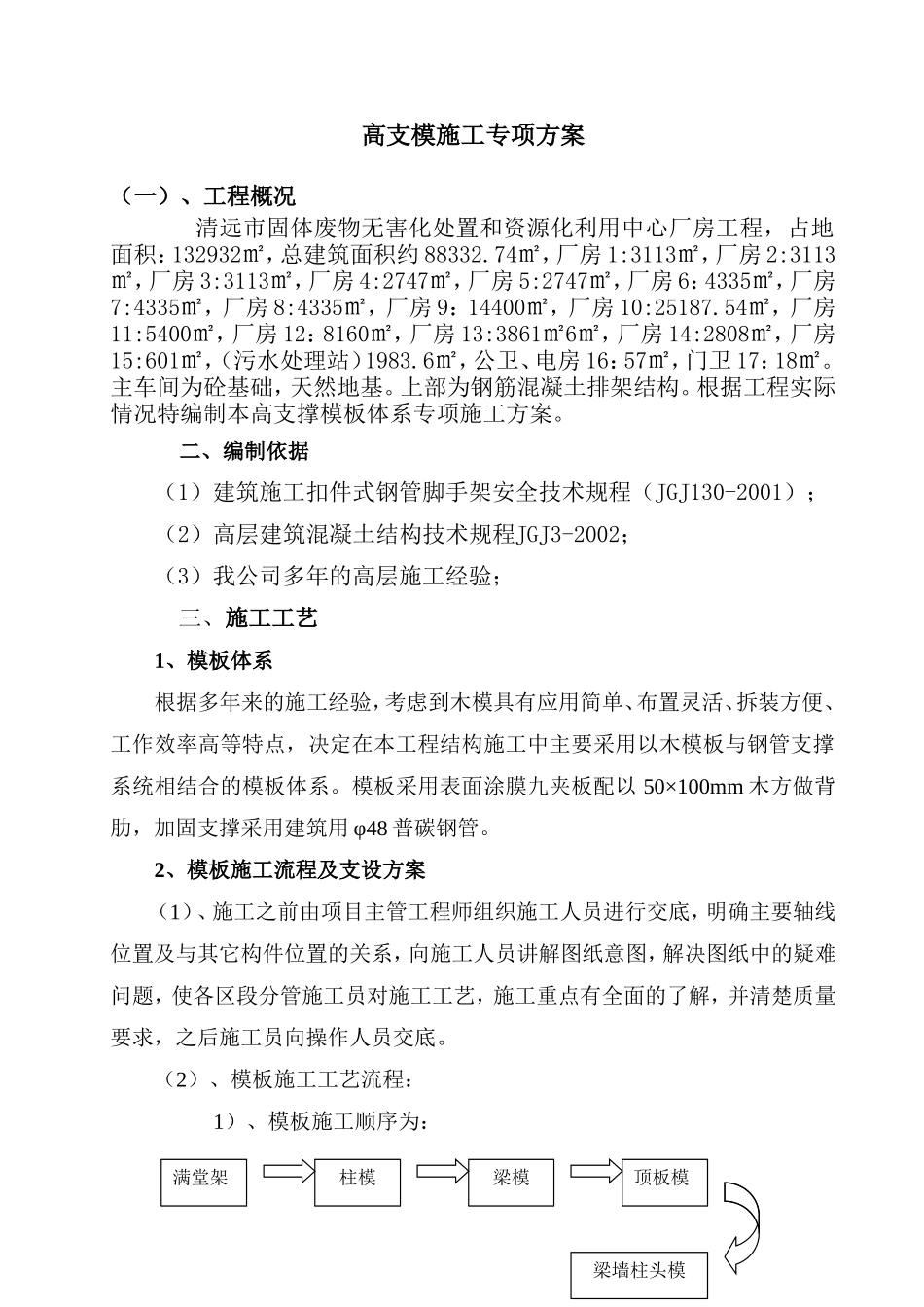 高支模施工专项方案_第2页