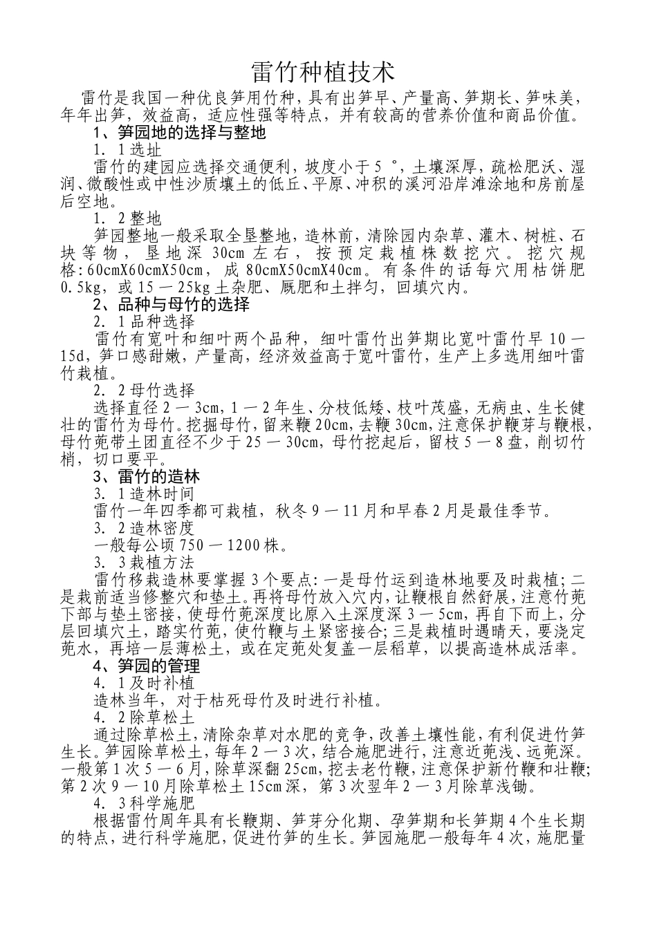 雷竹种植技术_第1页